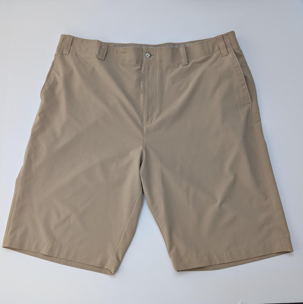 Callaway Shorts Mens 42 Beige Stretch Golf 11 Inch Big & Tall Pockets Flex